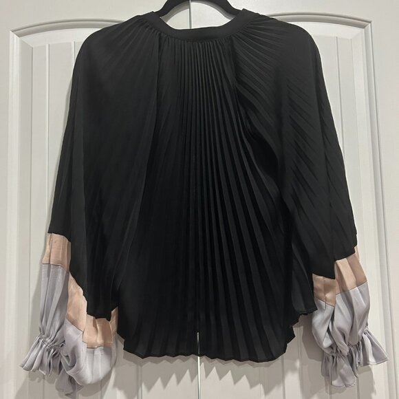 BCBGMAXAZARIA Colorblock Blouse Women’s Size XS - Picture 4 of 10